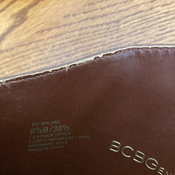 BCBG Generation brown tall leather boots - Picture 7 of 7